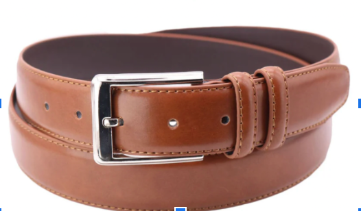 BB-001-BROWN- BROWN LEATHER BELT